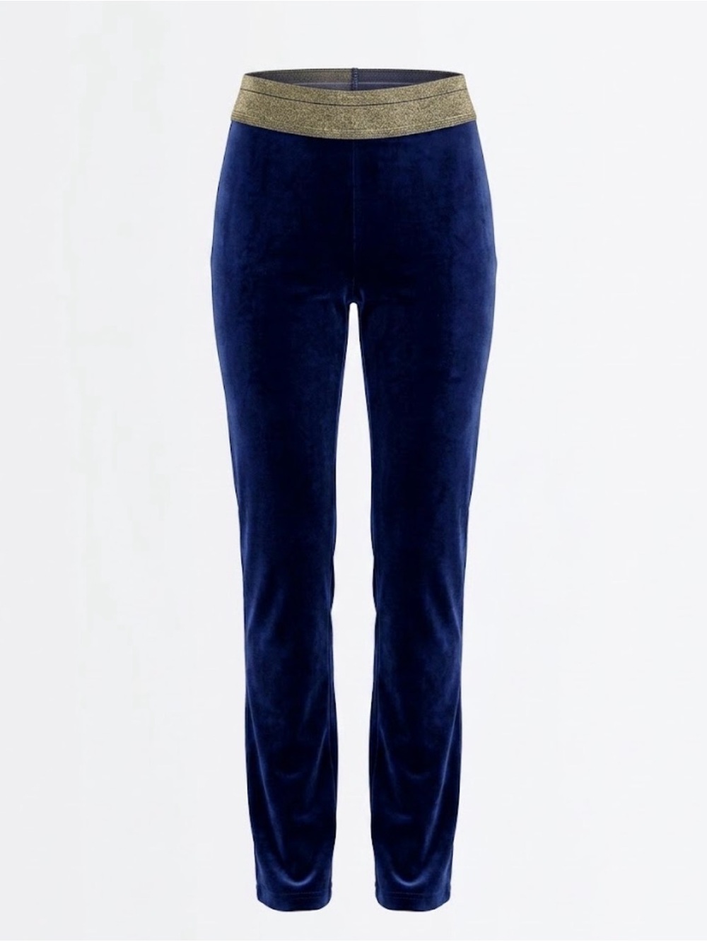 Alexander Wang Navy Velvet Leggings N259-35